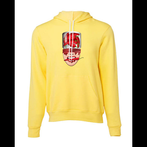 Cartoon chili peppers abstract painting Bella canvas hoodie 3719